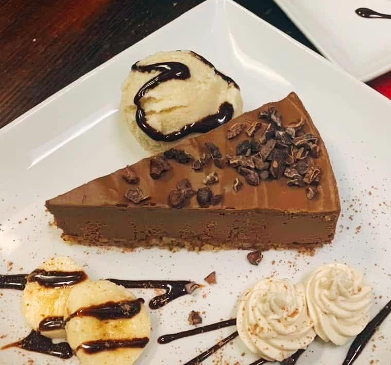ヴィーガンチョコレートバナナロウケーキ