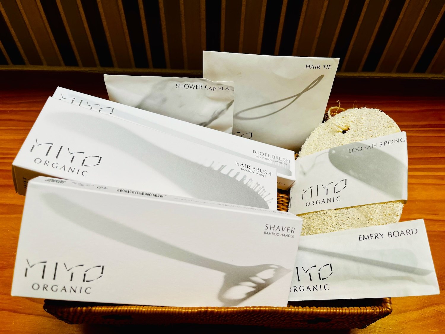 MiYO ORGANICのアメニティ